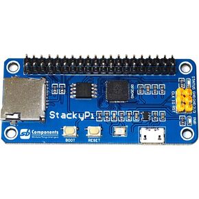 StackyPi - Stackable Raspberry Pi HAT Based on Raspberry Pi RP2040 MCU, Helps to Run The Raspberry Pi Hats via The Pico Zero RP2040