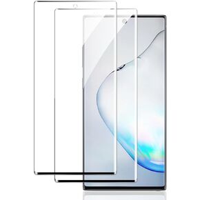 Screen Protector for Samsung Galaxy Note 10, 3D Tempered Glass Film, Ultra HD 9H Hardness Case Friendly Anti Scratch Bubble Free Ultra Resistant Oil-Resistant Shatter Protection, 2-Pack