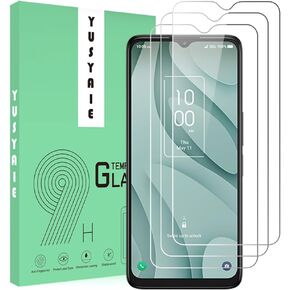 [3 Pack] Tempered Glass Screen Protector Compatible with TCL 40 XE 5G/ 40 X 5G with 9H HD Clear Transparent Ultra thin Protective Glass Film