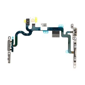 New OEM Power Volume Button Control Switch On/Off + Flash Light + Mic + Mute Connector Flex Cable w/Bracket Replacement Parts Compatible for iPhone 7 (All Carriers)