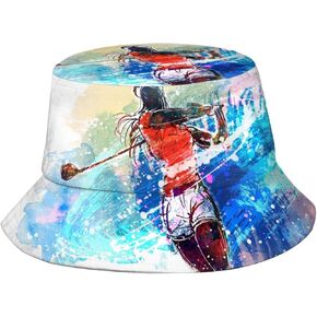 Golf Bucket Hat Cute Fisherman Hat Ball Sports Bucket Hats Sun Hat for Fishing Hiking Camping