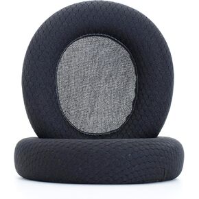 Replacement Ear Pads Compatible with SteelSeries Arctis Nova Pro Wired Arctis Nova1 1X 1P /3/4 4X 4P/5 5X 5P/7 7X 7P Headphones, Football mesh Woven and Memory Foam Replacement Accessories (Black)