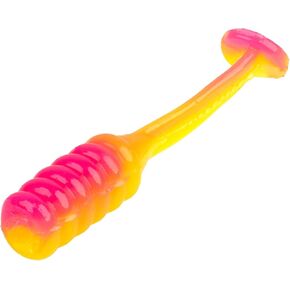 Strike King Mr. Crappie (MRCTZSLC-242) Teen-Zee Slabalicious Fishing Lure, Compact Soft Plastic Grub, Ribbed Body, Slender Paddle Tail, 1 1/4-Inches, 15-Pack, HotChicken.com