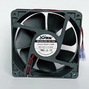 New RDM1238B DC12V 0.40A 120×120×38mm Refrigerator External DC Fan