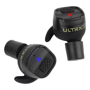 ULTRX Bionic Fuse Bluetooth Earbuds w/Charging Case - in-Ear True Wireless Sport Buds with Ear Hooks - Fast Charging - Dark Gray