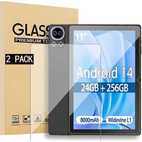 NSFN] For SKYEGG K15/ODEA S11/ODEA A11 Glass Film, Tablet 11 Inch Glass Film, LCD Protective Glass Film, 9H Hardness, Ultra-Thin, High Transmittance, Automatic Adhesion, Scratch Prevention, 2 Pack