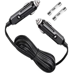 سلك الطاقة 12V لـ GMG Davy Crockett و Trek P-1012 Barbecue Scareette Wighter مع BBQ Grill Parts 23 قدمًا مكونًا إضافيًا