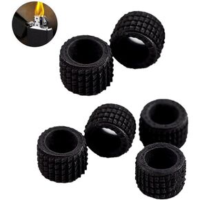 6 Pack Lighter Flint Wheel Replacement Steel Friction Barrel Stone Spark Striker Repair Kit Spare Parts for S T Dupont or Similar Gas Lighters Clipper Flints Lighting Mechanism Rod