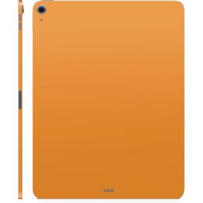 Skin Compatible with Apple iPad Air 11 (M2) 2024 - Solid Orange - Premium 3M Vinyl Protective Wrap Decal Cover - Easy to Apply | Crafted in The USA by MightySkins