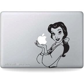 Disney Belle - ملصق Macal Macbook ، Air ، Pro All Models.g1 -O26 in Kuwait