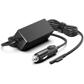for Surface Car Charger,HKY DC 12v-24v Vehicle Travel Adapter for Microsoft Surface Pro 10 Pro 9 Pro X Pro 8 Pro 7 Pro 6 5 4 3,Surface Laptop 6/5/Studio/4/Go/3/2,Surface Book 3/2/1,Surface Go 3/2/1