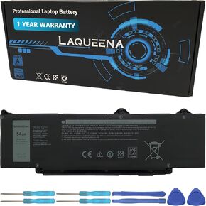 R73TC Laptop Battery Compatible with Dell Latitude 3340 3440 3480 3540 3580 5340 5440 5540 Series KDM9P DR02P GRWKG 2X1V9 GTG7N 11.4V 54Wh 3-Cell