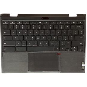 Replacement for Lenovo Chromebook 500e 2nd Gen Laptop Upper Case Palmrest Keyboard Touchpad Assembly Part 5CB0T79601 Top Cover