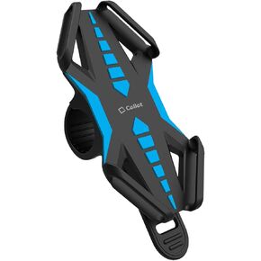 Cellet Bike Phone Mount, Universal Bicycle, Motorcycle Holder Mount Compatible for Apple iPhones, Samsung Galaxy, Google Pixel, Moto Series Smartphones (Blue)