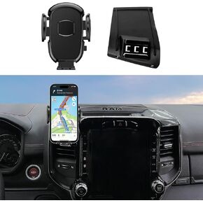 Car Phone Holder Fits Dodge RAM 1500 2500 3500 2019-2024, Compatible with 4.7-5.0 inch Smartphones, Vent Mount, Easy to Install