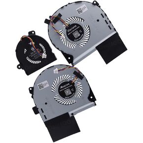 Deal4GO CPU & GPU Graphics VRAM Cooling Fan Set Replacement for ASUS ROG Strix Scar GL703GM GL703GS GL703GM-DS74 GL703GS-DS74
