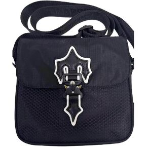 Crossbody Bag, Fashion Shoulder Bag Sling Backpack Sling Bag cruise Hiking Chest Bag Daypack for Office, job&Small suitable for Outdoor activities (Black)
