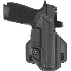 Tulster OWB Range+ Paddle Holster in Right Hand fits: Sig Sauer P365 XMACRO | Optic Cut Outside The Waistband Open Carry Kydex Paddle Holster