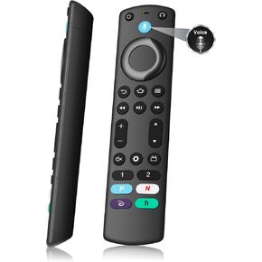 Remote Control Replacement for AMZ Fire Smart TV Stick/Cube/Lite/4K and for Insignia-Toshiba-Pioneer-Smart TVs with Voice Function in Kuwait