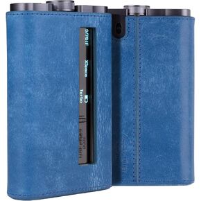 Miter Case for iFi Audio xDSD Gryphon Pro / Gryphon dac , Handmade Italy Pueblo Leather Case Cover for GryphonPro (Blue)