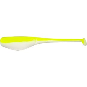 Bobby Garland Baby Shad Swim'R Soft Plastic Fishing Lure, Accessories for Freshwater Fishing, 2", 15 per Pack, Bone White Chartreuse
