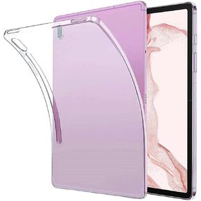 ICOVERCASE متوافق مع Samsung Galaxy Tab S7 Fe (2021) 12.4 بوصة SM-T730/T733/T736/T738 ، حالة الغطاء الخلفي الخفيف الشفاف الناعم (CLEAR CLEAR) in Kuwait