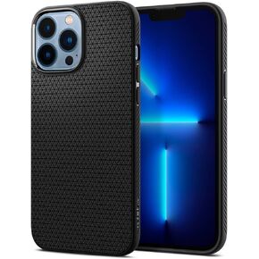 Spigen Liquid Air Designed for iPhone 13 Pro Max Case (2021) - Matte Black