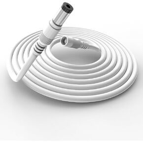 Tonton 30W 10ft Echo Show Power Extension Cord Cable Compatible with Echo Show 15, Echo Show 8, Echo Show 10 (3rd Gen), Alexa Echo 4th Gen, Echo 3rd Gen, Echo Show (2nd Gen), Echo Plus (2nd Gen) White