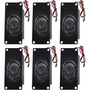 6pcs Speaker 3 Watt 8 Ohm Mini Speaker 8ohm 3w Loundspeaker Micro Speaker with 2.54mm Dupont Interface for Motherboard Small Electronic Projects