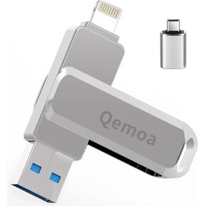MFi Certified Photo Stick for iPhone USB Flash Drive (Gray, 512GB)
