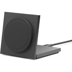 Native Union Rise Magnetic Wireless Charger – Qi2 Certified & MagSafe Compatible – Foldable Charging Pad & Stand for iPhone 16/15/14/13 & Other Qi-Compatible Devices – Up to 15W Fast-Charging (Black)