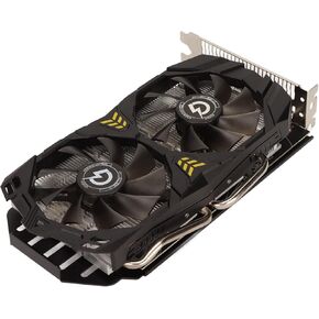 RX580 Graphics Card, 8G GDDR5 Computer Graphics Card with Fans 1244/14000MHz 8GB/256bit/GDDR5, Desktop Computer Game Discrete Graphics Card Support HDMI/3 DP for Computer(RX580 8GB