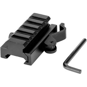 Weaver Mount with a 20mm Riser Rail and Quick Release Adapter, offering 5 Slots for Scope mounting.