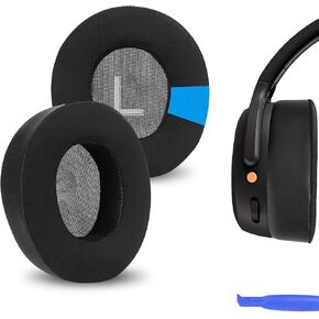 Geekria Sport Cooling-Gel Ear Pads for Skullcandy Crusher ANC 2 Headphones Ear Cushions, Headset Earpads, Ear Cups Cover Repair Parts (Black)