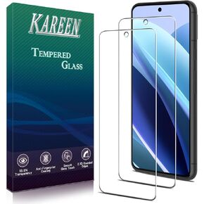 KAREEN [2 Pack] Designed for Google Pixel 8A 6.1 Inch Screen Protector, Tempered Glass Flim, Anti-Scratch, Bubble Free, Case Friendly