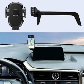 Car Phone Holder Mount Fit for Lexus RX 350 / 350L / 450h / 450hL 2016-2019, Car Dashboard Mount Compatible with 8inch Screen,Thick Cases Friendly Fit for iPhone/Android and All Smartphones