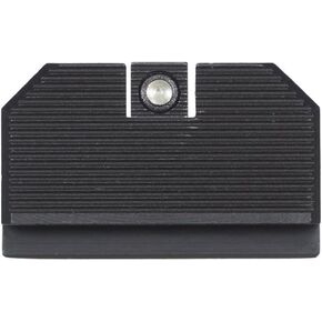 Night Fision Optics Ready Stealth .330-.353 Lower 1/3rd Night Sight Set Compatible with 17/19/34 w/RMR/507c/508t, Black Front Ring, Blank Rear Sight
