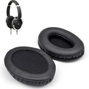 Professional Replacement Ear Pads Cushion Compatible with JVC HA-S660 HA S 660 HAS660 Headphone Earpads Cover with Skin-Friendly Soft Protein Leather and Memory Foam