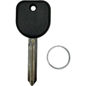 New Transponder Key for Chevrolet Silverado 2007-2013 Replacement Ignition Chipped Key B111 with Chip ID46 Circle Plus
