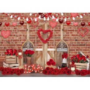 Valentines Backdrop Valentine Photo Backdrops Love Background Fondo De San Valentín para Fotografía 7x5ft F128