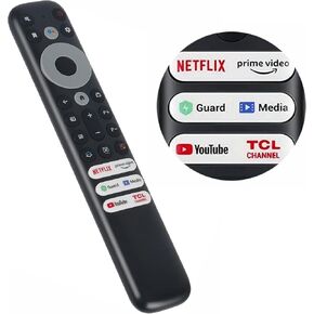 Universal Replacement for TCL-Google-TV-Remote, Compatible with TCLLED FHD HDR UHD QLED 4K Smart Googel TVs [NO Setup Required]