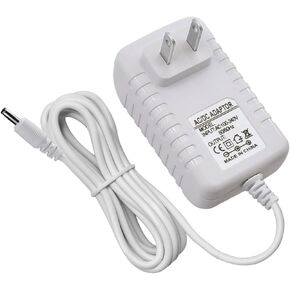 21W Power Cord for Echo Alexa 1st & 2nd Gen, Power Adapter Replacement for New Echo Show 5 3rd Generation, 15V White Wall Charger Cable, 6.6Ft