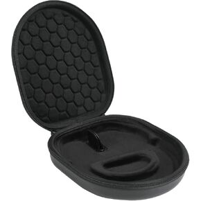 MOSISO Headphone Case Compatible with AirPods Max Supports Sleep Mode, Portable Waterproof Shockproof Protective Travel Hard Carrying Case Storage Bag, Black
