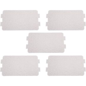 Haofy Waveguide Covers for Microwave, 5PCS Microwave Oven Mica Plate Sheet Universal Use Microwave Oven Replacement Repairing Accessory