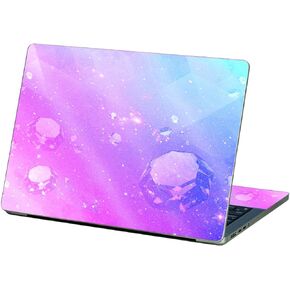 MightySkins Glossy Glitter Skin Compatible with Apple MacBook Pro 14" (2021) - Pink Diamond | Protective, Durable High-Gloss Glitter Finish | Easy to Apply and Change Styles | Made in The USA