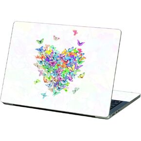MightySkins Glossy Glitter Skin Compatible with Apple MacBook Pro 14" (2021) - Wildheart | Protective Durable High-Gloss Glitter Finish | Easy to Apply and Change Styles | Made in The USA