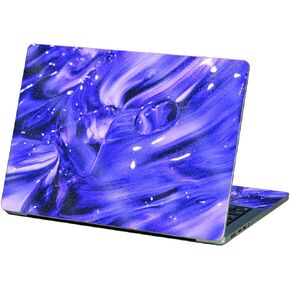 MightySkins Glossy Glitter Skin Compatible with Apple MacBook Pro 16" (2021) - Purple Wash | Protective, Durable High-Gloss Glitter Finish | Easy to Apply and Change Styles | Made in The USA