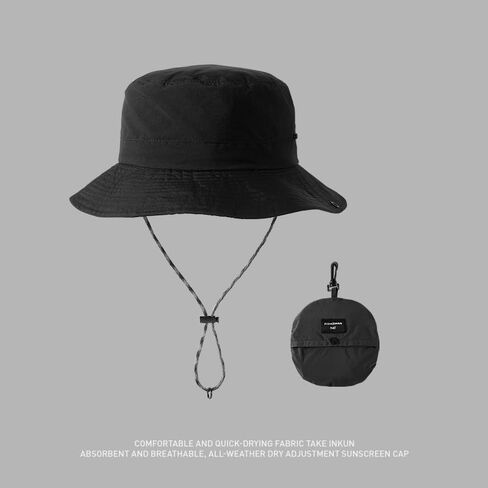 Bucket Hat Foldable Boonie Hat UPF 50+ Sun Protection for Urban Outdoor Beach Fishing Summer Safari Hiking Men Women in Kuwait