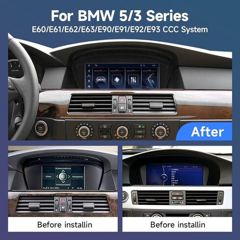 8.8" Linux Screen for BMW 3/5er E60/E63/E64/E90/E91/E92/E93 CCC 2005-2010 Wireless CarPlay Retrofit Android Auto Display Mirror Link Car Radio Bluetooth Video Player Head Unit in Saudi Arabia