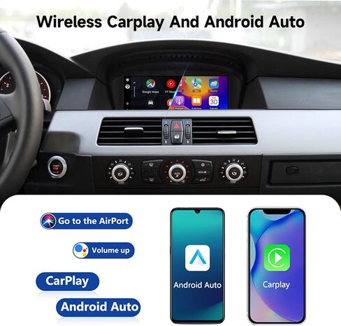 8.8" Linux Screen for BMW 3/5er E60/E63/E64/E90/E91/E92/E93 CCC 2005-2010 Wireless CarPlay Retrofit Android Auto Display Mirror Link Car Radio Bluetooth Video Player Head Unit in Saudi Arabia